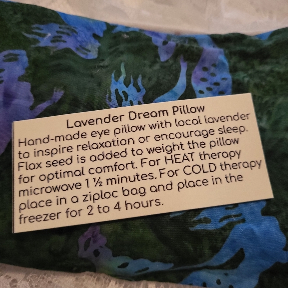 Lavender Dream Eye Pillow Mermaid Design